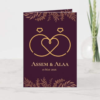 wedding card