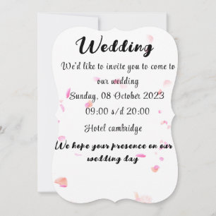 wedding card