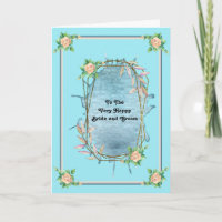 Wedding Card for Happy Bride & Groom