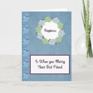 Wedding Card for Marrying Best Friend