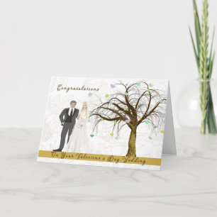 Wedding Card for Valentine's Day Wedding 