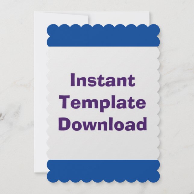 Wedding Card Instant Download Template (Front)