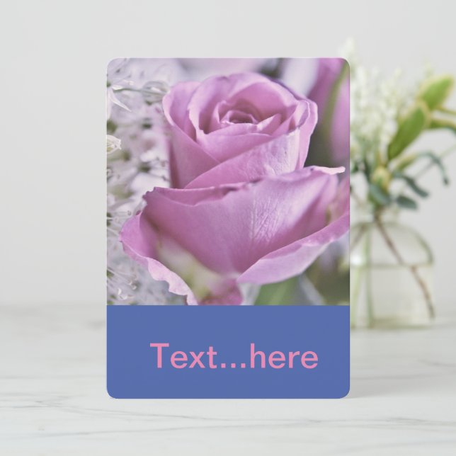 Wedding Card Instant Download Template (Standing Front)