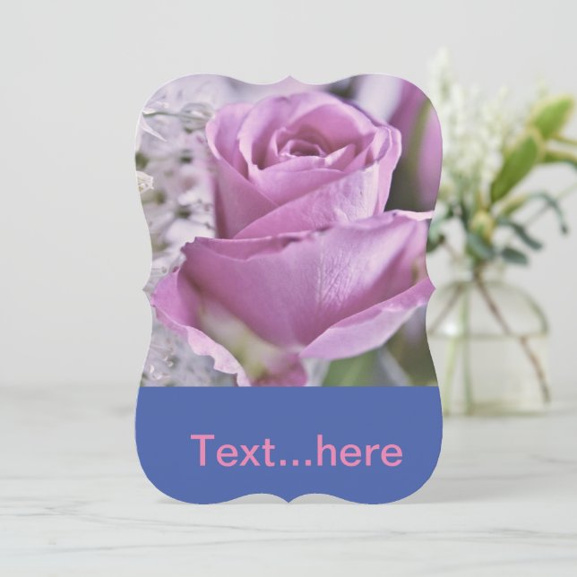 Wedding Card Instant Download Template (Standing Front)