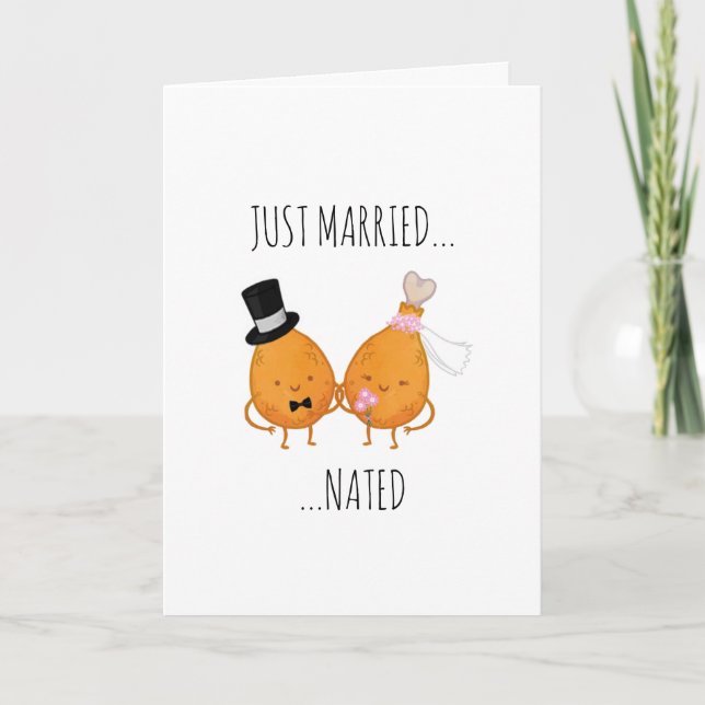 Wedding Card - Just Married-Nated (Front)