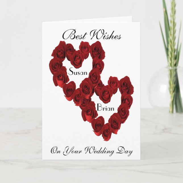 Wedding Cards For the Bride and Groom (Front)