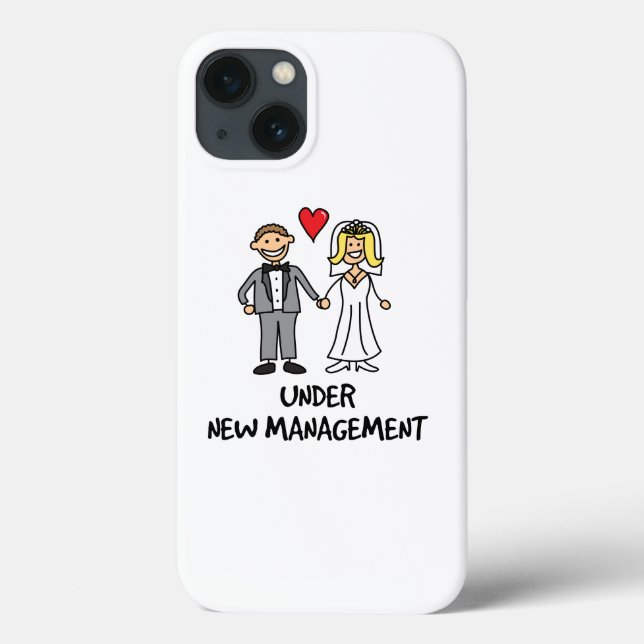 Wedding Cartoon - Under New Management Case-Mate iPhone Case (Back)