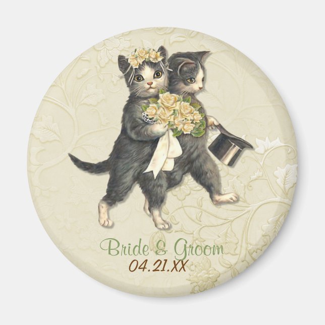 Wedding Cats Magnet (Front)