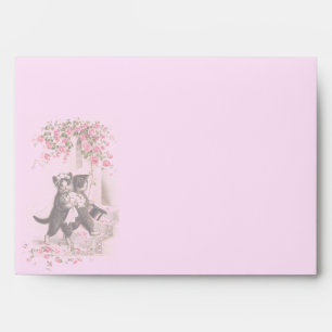 Wedding Cats Vintage Envelopes