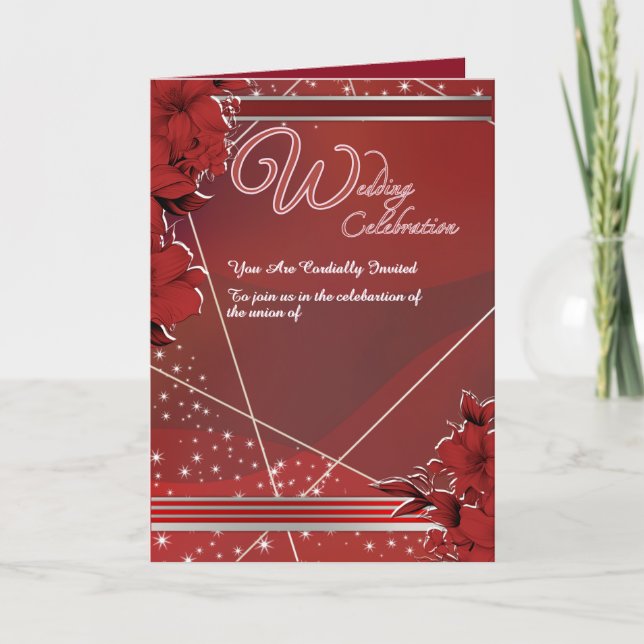 Wedding Celebration Invitation (Front)