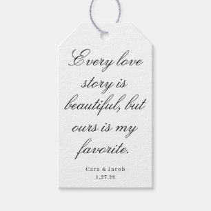 Wedding Centerpiece, Bridal Shower Decoration  Gift Tags