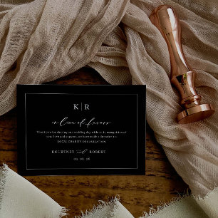 Wedding Charity In Lieu of Favours Enclosure Card