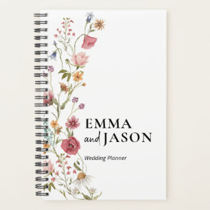 Wedding Checklist Planner, Floral Elegant Wedding Planner