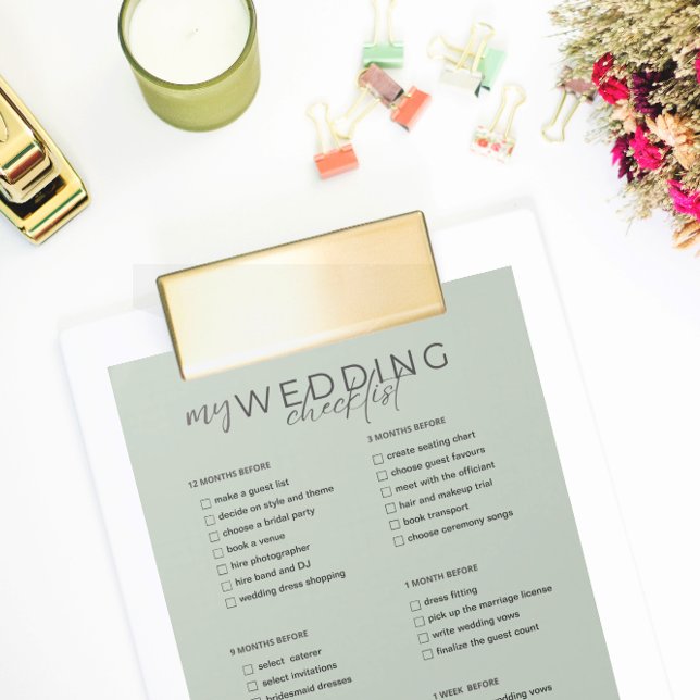 Wedding Checklist Planner Notepad (Creator Uploaded)