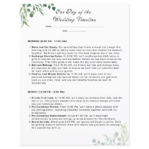Wedding Checklists - Day of Wedding Planner