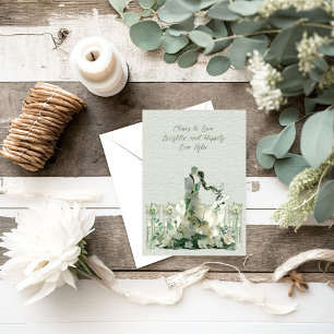 Wedding Cheers Love Laughter Happily Ever After Card