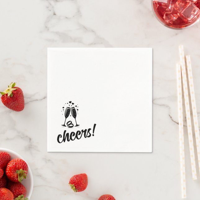 Wedding Cheers Napkin (Insitu)
