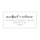 Wedding Chic Return Address Rubber Stamp