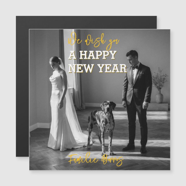 Wedding Christmas Great Dane Greetings (Front/Back)