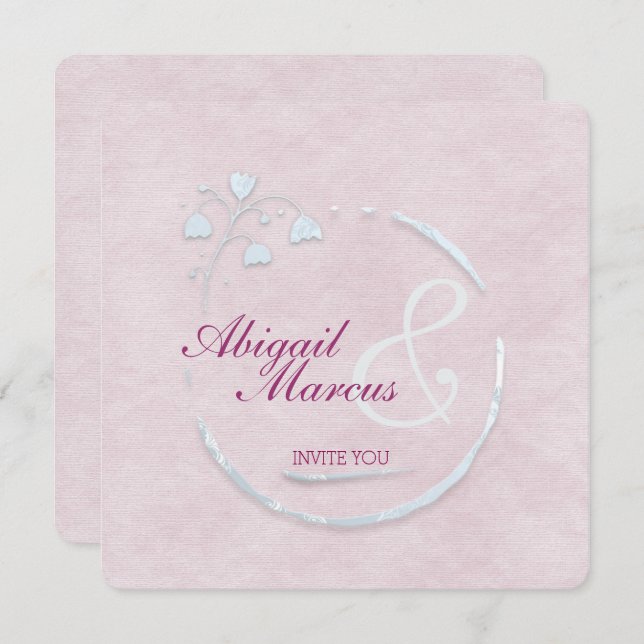 Wedding Circle of Love Invitation (Front/Back)