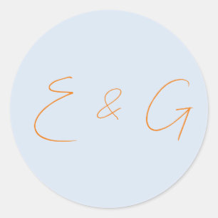 wedding  classic round sticker