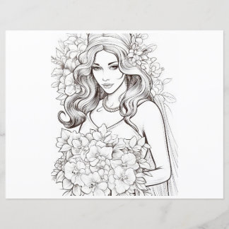 Wedding Colouring Page - Fun for All Guests