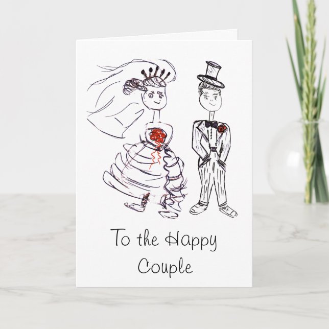 Wedding Congrats/Bride & Groom Card (Front)