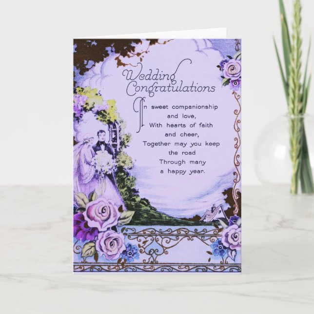 Wedding Congratulations Card (Front)