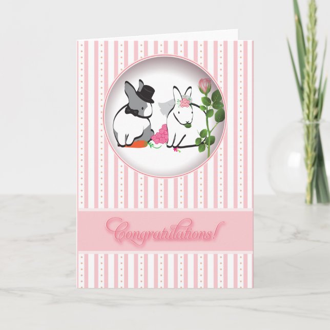 WEDDING CONGRATULATIONS! CARD (Front)