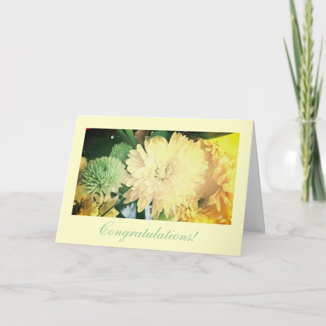 Wedding "congratulations! card (Front)