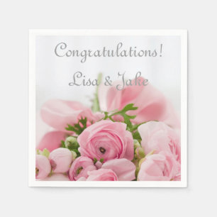 Wedding Congratulations Paper Napkins