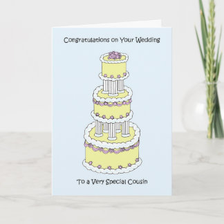 Wedding Congratulations to Cousin Card