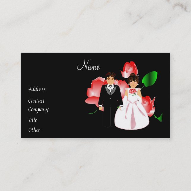Wedding Consultant Business Card (Front)
