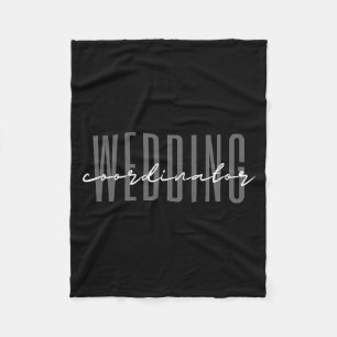 Wedding Coordinator Wedding Planner Funny Event Fleece Blanket