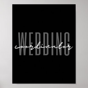 Wedding Coordinator Wedding Planner Funny Event Poster