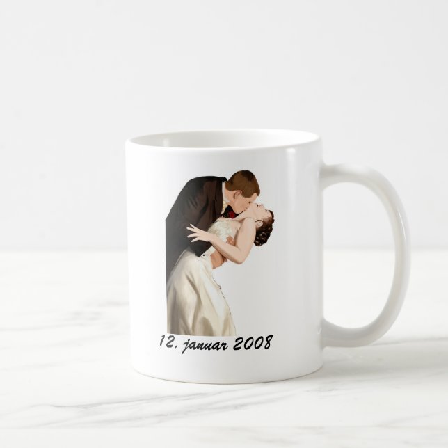 Wedding couple coffee mug (Right)