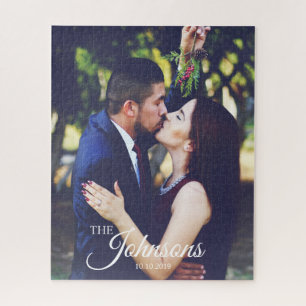 Wedding Couple Family you photo personalised Jigsaw Puzzle
