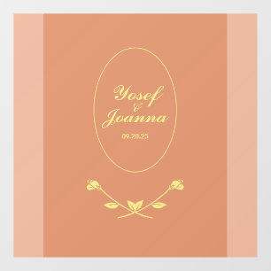 Wedding Couple Floor Decal and Sticker