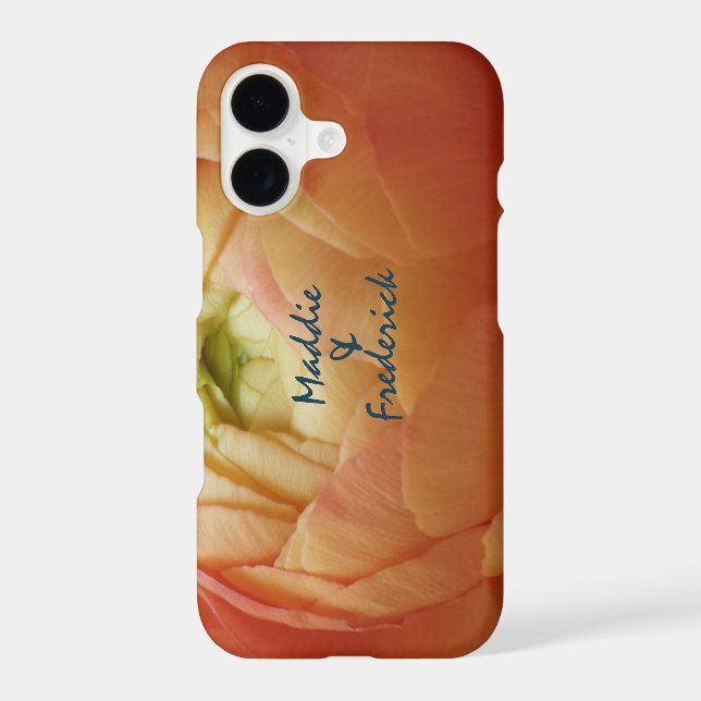 Wedding Couple Floral Photograph Ranunculus (Back)