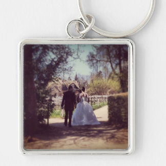 Wedding Couple in Versailles Key Ring