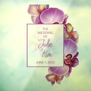 Wedding Couple Monogram Floor Decal & Sticker