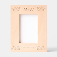 Wedding Couple Monogram Initials Date Personalised