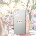 Wedding Couple Monogram Love Heart<br><div class="desc">A great coordinate item! Our monogram wedding stickers are a great complement to the wedding party supplies for the Beautiful Brown Horses Design collection. Add your wedding couple monograms and special date. Use the template to create your own couple monogram sticker.</div>