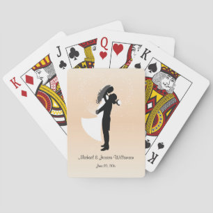 Wedding Couple Personalised Bicycle® Playing Cards