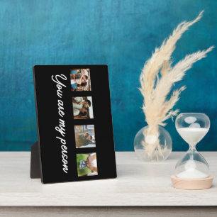 Wedding Couple Photo Collage Anniversary Plaque