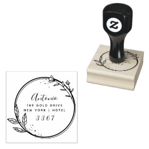 Wedding Couple  Rubber Stamp