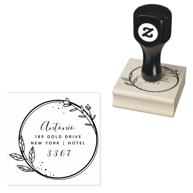 Wedding Couple  Rubber Stamp (Stamped)