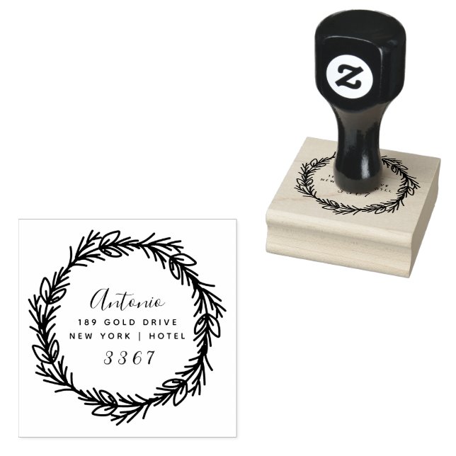 Wedding Couple  Rubber Stamp (Stamped)
