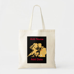 Wedding Couple Silhoutte Tote Bag