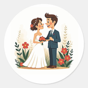 Wedding Couple Stickers